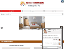 Tablet Screenshot of daihoangdung.com